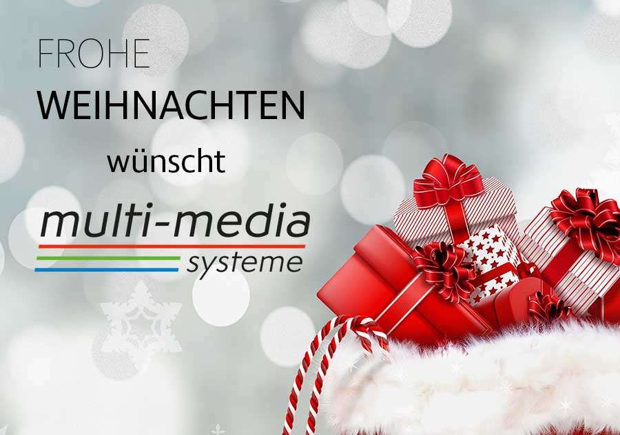 Die multi-media systeme wünscht frohe Weihnachten und einen guten Rutsch ins Neue Jahr 2023!