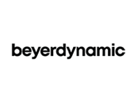 Das Bild zeigt das Wort beyerdynamic in fetten, schwarzen Kleinbuchstaben auf einem hellgrauen Hintergrund.