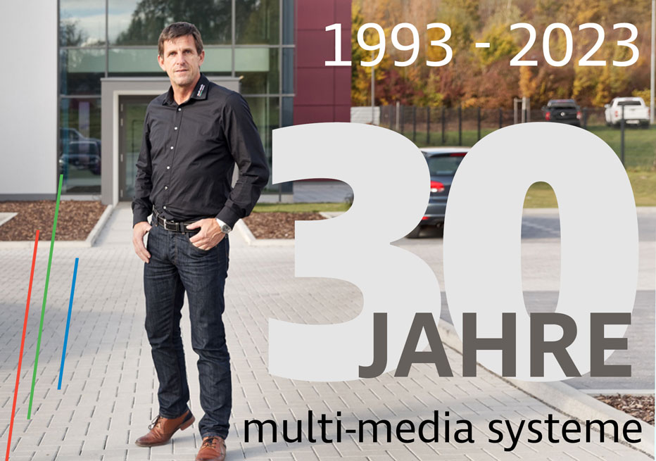 multi-media systeme AG feiert 30 Jahre