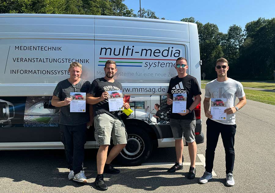 Fahrtsicherheitstraining bei der multi-media systeme AG