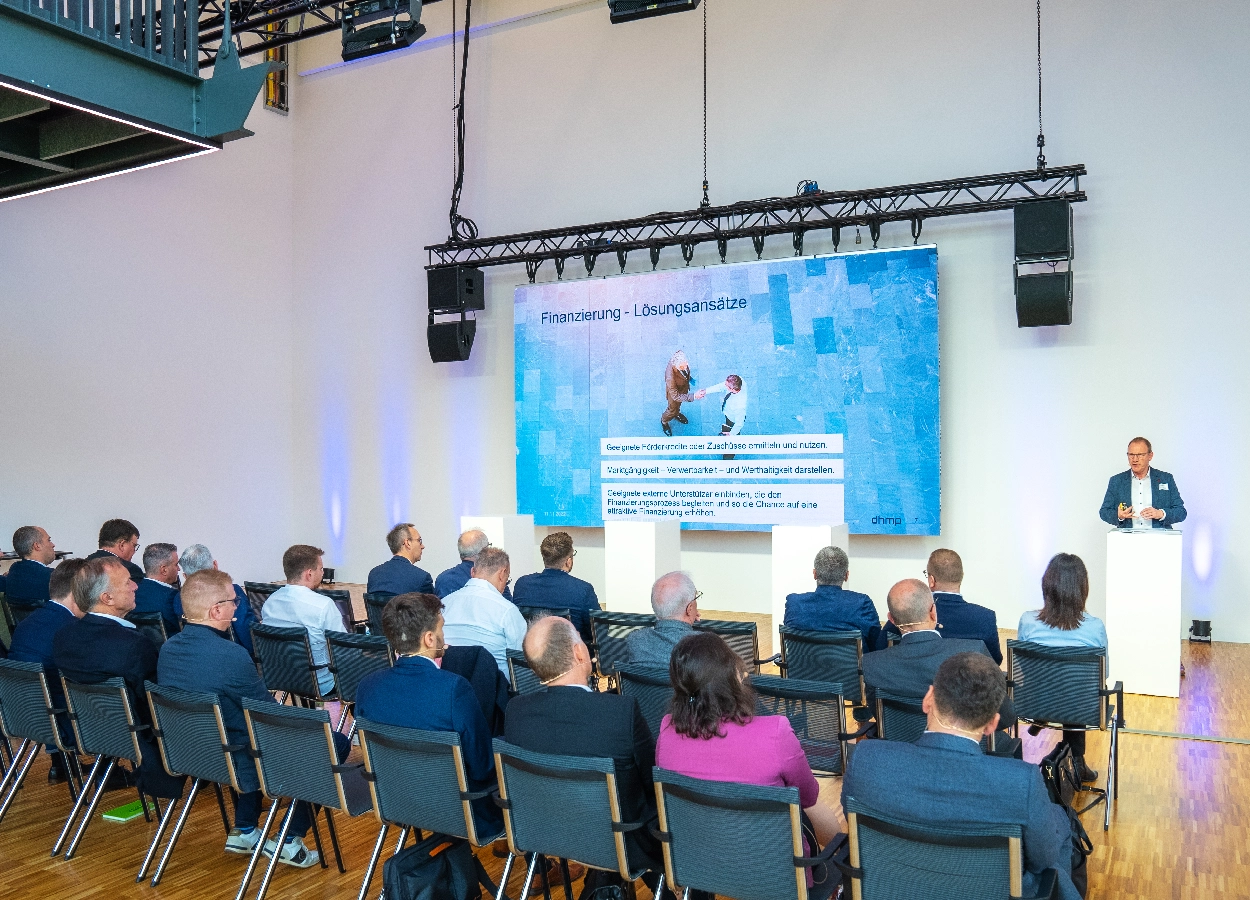 Veranstaltung mit Publikum im Showroom