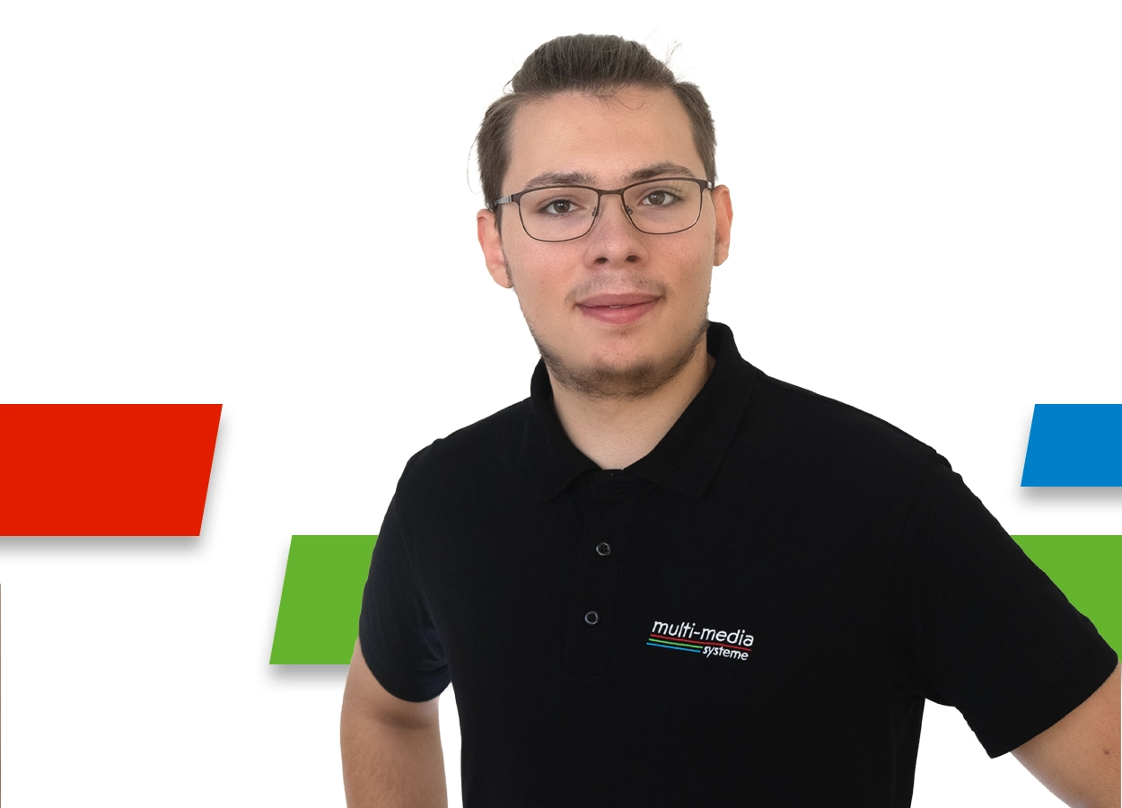 Portraitfoto eines jungen Auszubildenden